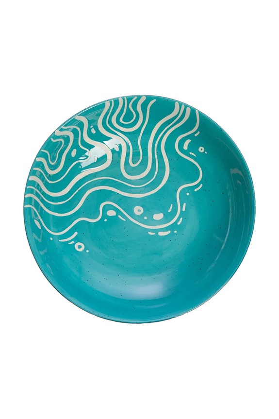 Servírovacia miska 8 x 28 x 28 cm 167513 modrá AA00