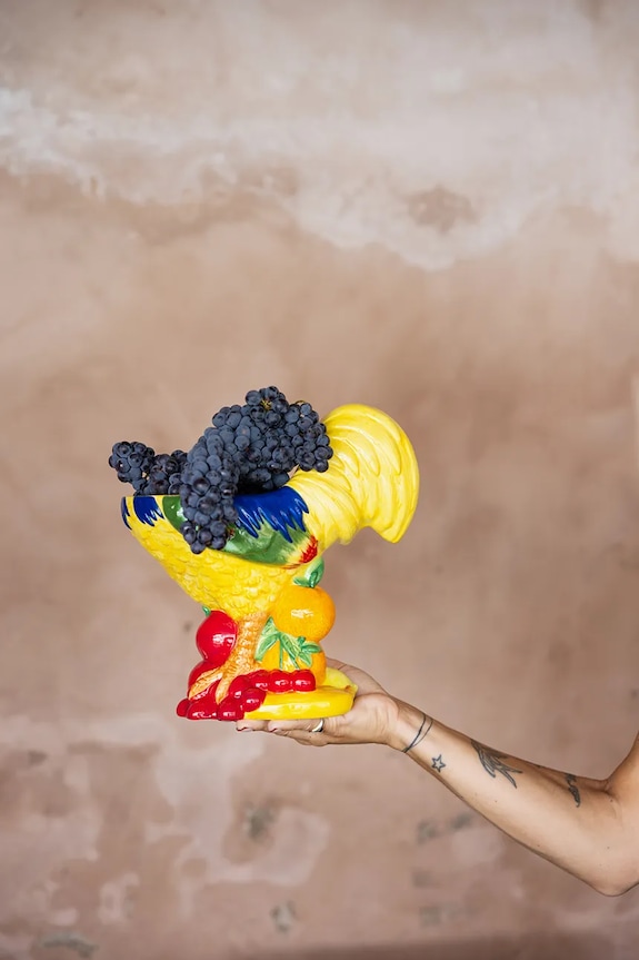 Byon miska dekoracyjna Fruity Rooster 26 cm 5228660110 multicolor AA00