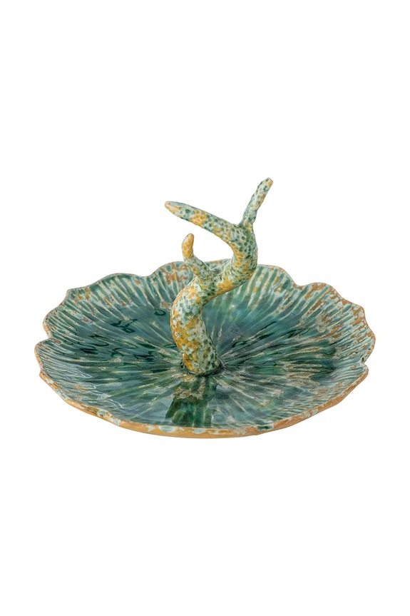 Декоративна миска Bloomingville Litton 17,5 x 13,5 cm 82072547 зелений AA00