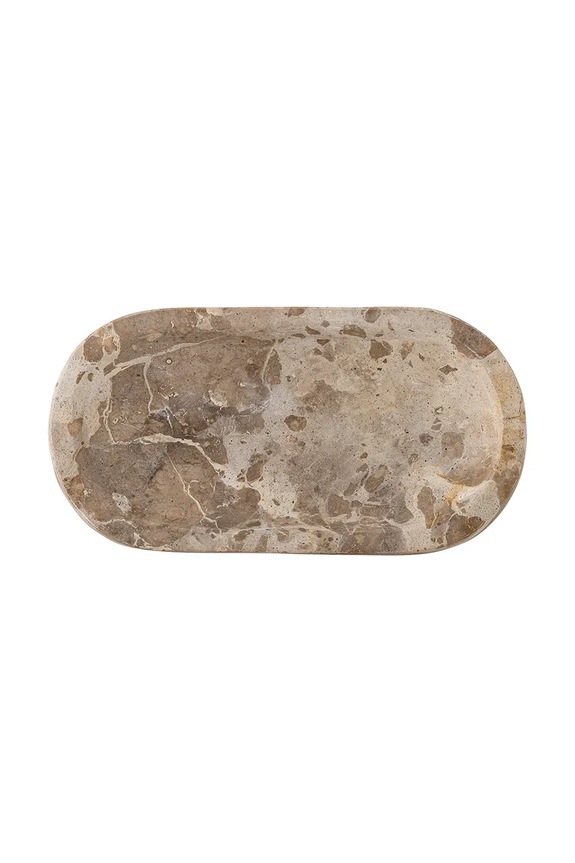 Bloomingville vassoio decorativo Shao 24,5 x 3,5 x 12,5 cm 82068641 beige AA00