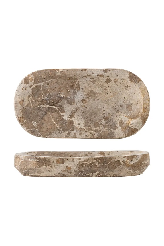 Cucina e Bar Bloomingville vassoio decorativo Shao 24,5 x 3,5 x 12,5 cm 82068641 beige