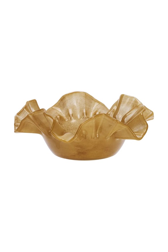 Блюдо Madam Stoltz 28 x 10 cm помаранчевий 2411643B