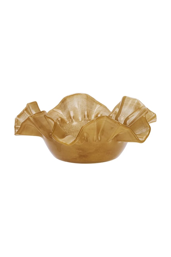 Блюдо Madam Stoltz 28 x 10 cm помаранчевий 2411643B