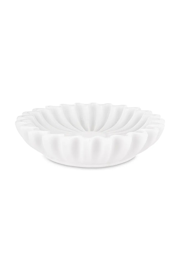 home & lifestyle castron de servire 6 x 25 cm alb 181539