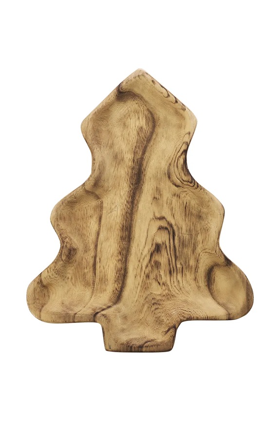 Madam Stoltz tavă decorativă 33 x 40 x 3 cm maro 200082B