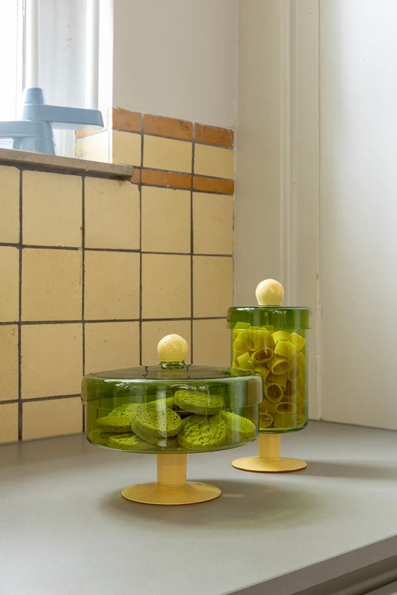 Bucătărie și bar &k amsterdam suport pentru tort cu abajur duo green 1,65 L 1504.03 multicolor