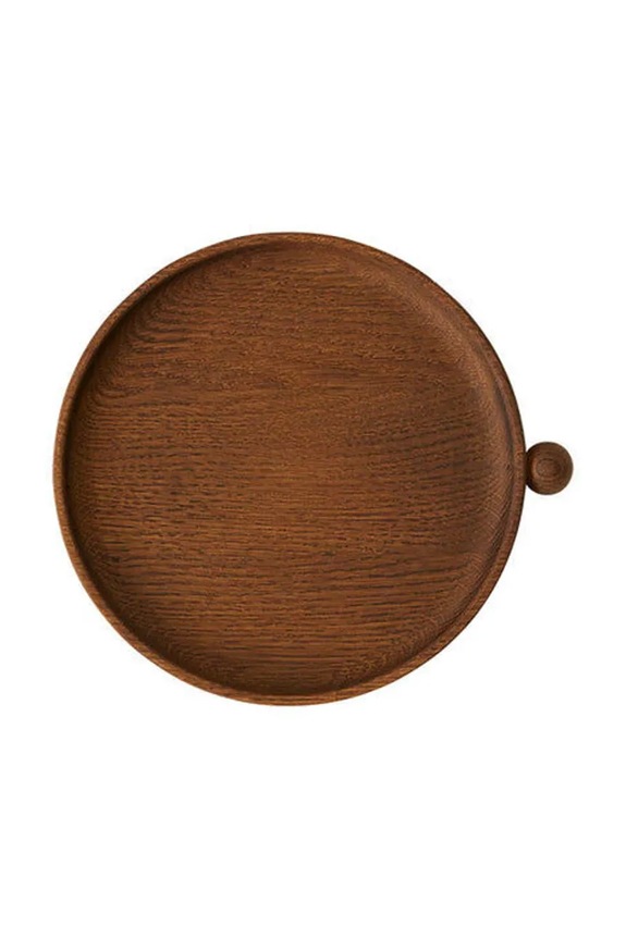 Διακοσμητικός δίσκος OYOY Inka 22 x 20 x 2,5 cm καφέ L300220