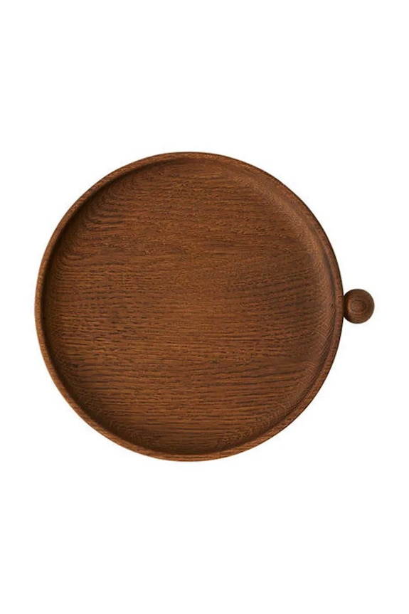 Διακοσμητικός δίσκος OYOY Inka 22 x 20 x 2,5 cm καφέ L300220