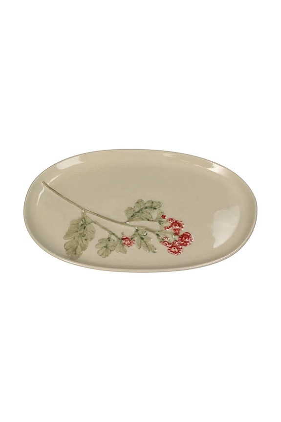 home & lifestyle platou de servire Field Flower 2,2 x 19,3 x 31 cm bej KAL.8230