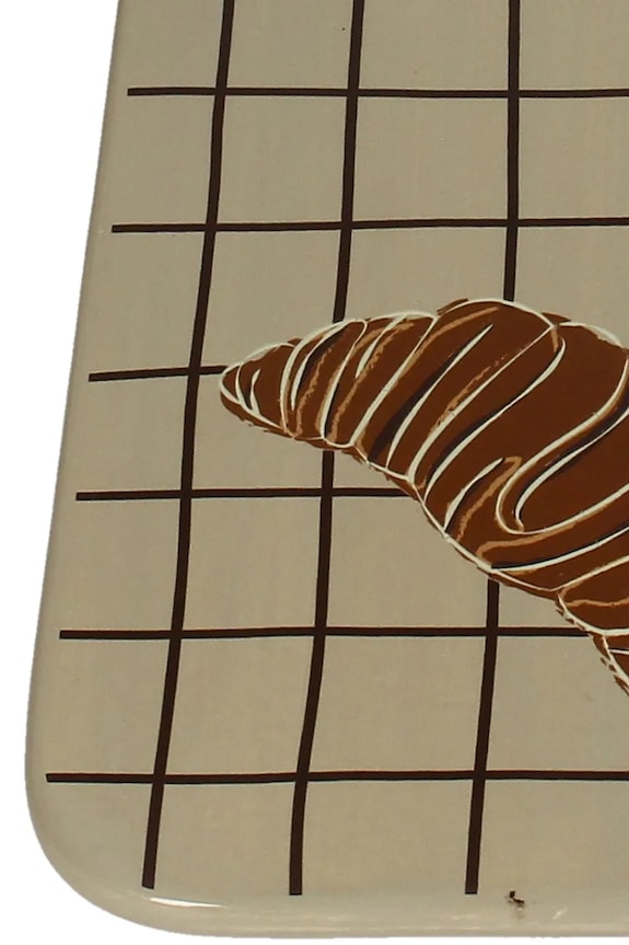 home & lifestyle tavă decorativă Croissant 1,5 x 23 x 40,5 cm KAL.8479 bej AA00