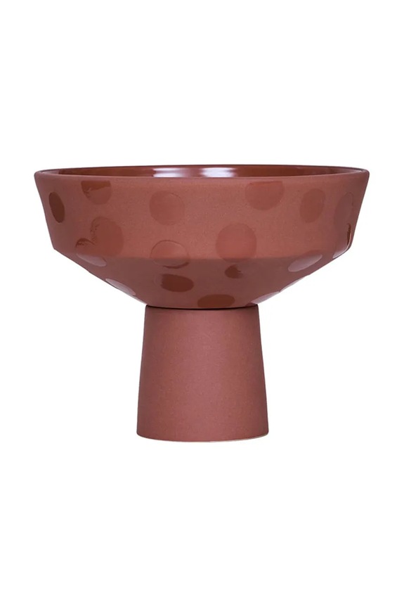 Zdjela za posluživanje OYOY Luonto 16 x 16 x 13 cm crvena L401977