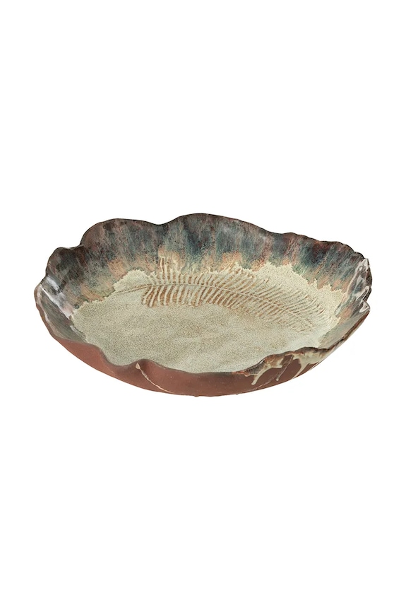 J-Line tavă decorativă 30,5 x 5 cm multicolor 53241