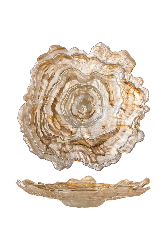 Bloomingville bol decorativ Asimi 38,5 x 8,5 cm bej 82068717