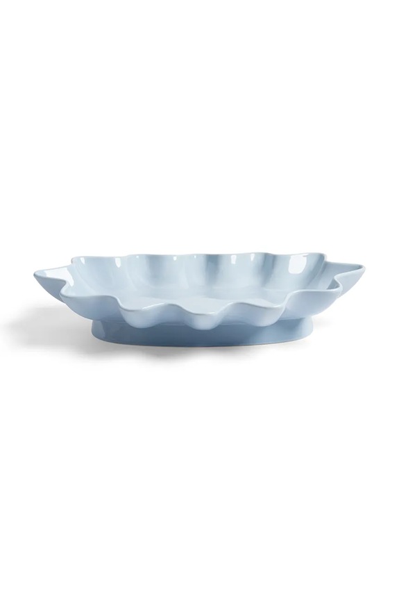 &k Amsterdam misa na ovocie z kameniny 42,5 x 32 x 8 cm modrá 2838.06