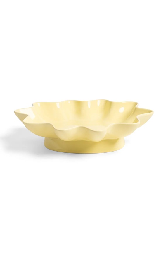 K Amsterdam μπολ για φρούτα από κεραμικό 33 x 28 x 8 cm κίτρινο 2838.07