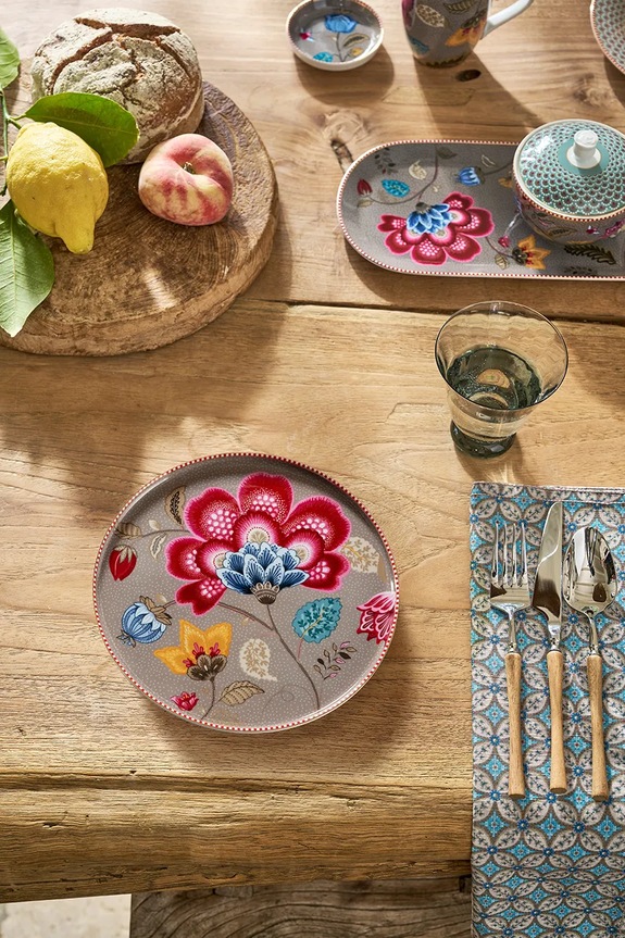 Pip Studio taca do serwowania z porcelany 21 cm multicolor 51010032