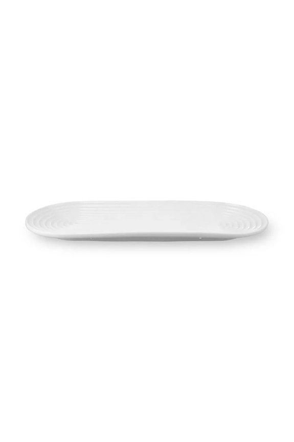 Lyngby platou pentru servire din porțelan 32 x 14,5 cm alb 201469