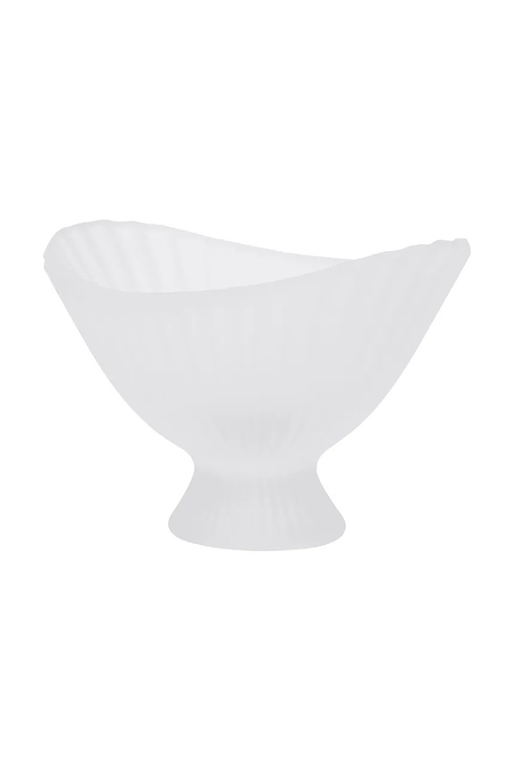 Ferm Living misa na owoce ze szkła dmuchanego 13 x 21 x 15 cm biały 1104272628