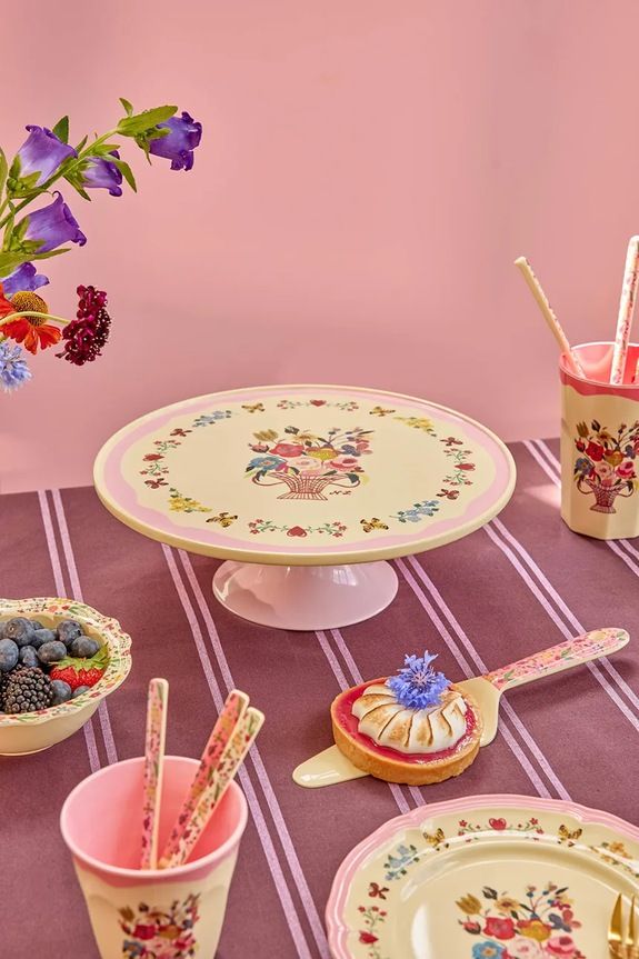 Rice servirni pladenj 11,5 x 29,5 cm MECAK.LONAT2I roza AA00