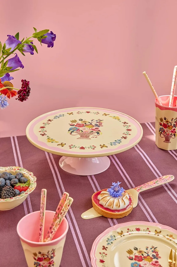 Rice servirni pladenj 11,5 x 29,5 cm MECAK.LONAT2I roza AA00