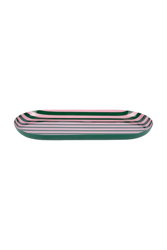 Taca do serwowania z żelaza 18 cm zielony PT4401GR