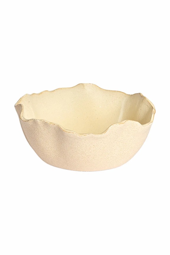 Light & Living miska dekoracyjna z ceramiki 26 x 26 x 10,5 cm beżowy 6361143