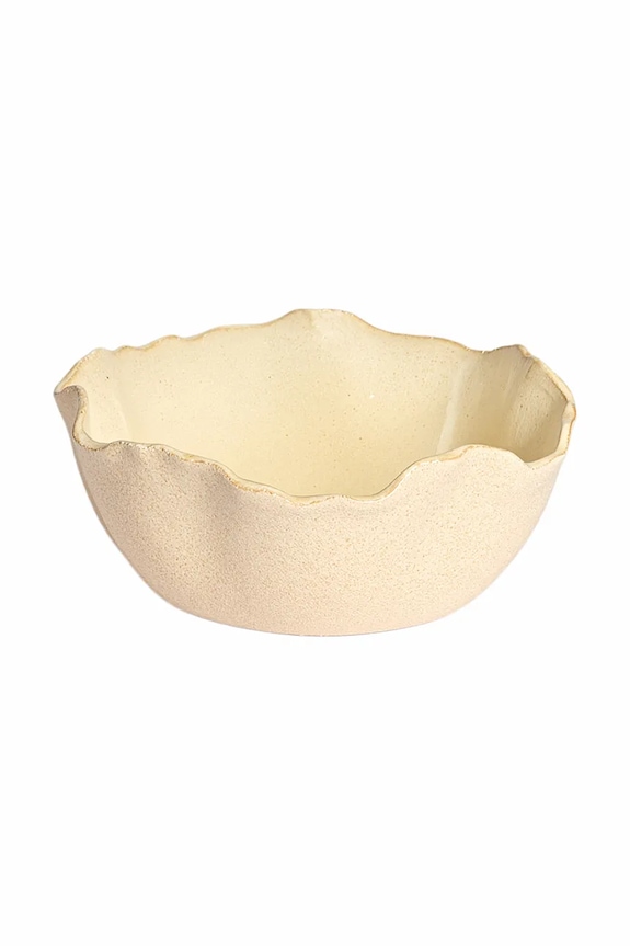 Light & Living miska dekoracyjna z ceramiki 26 x 26 x 10,5 cm beżowy 6361143