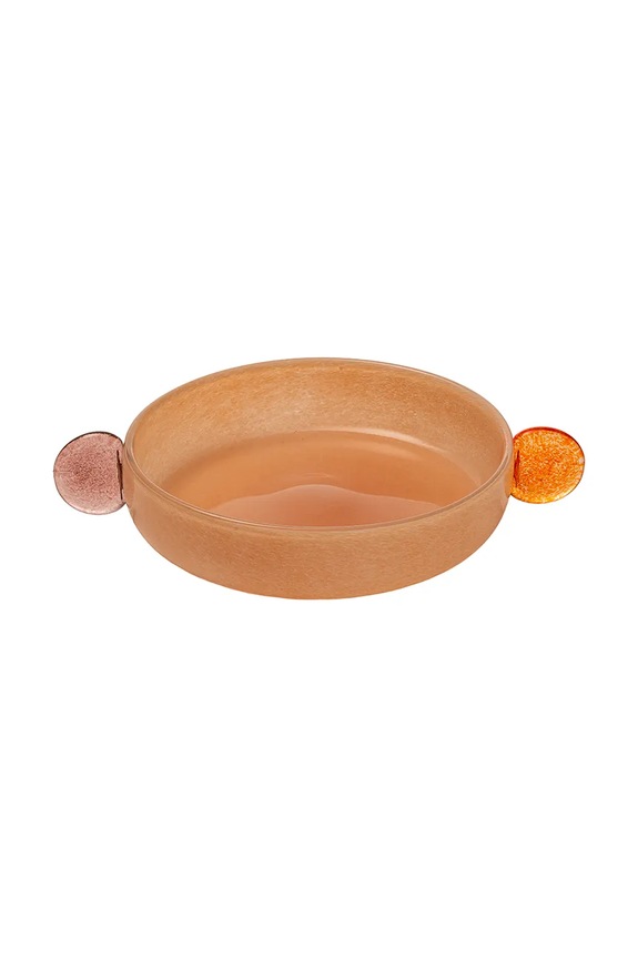 Palais Royal misa na owoce ze szkła barwionego 35 cm pomarańczowy 1038442