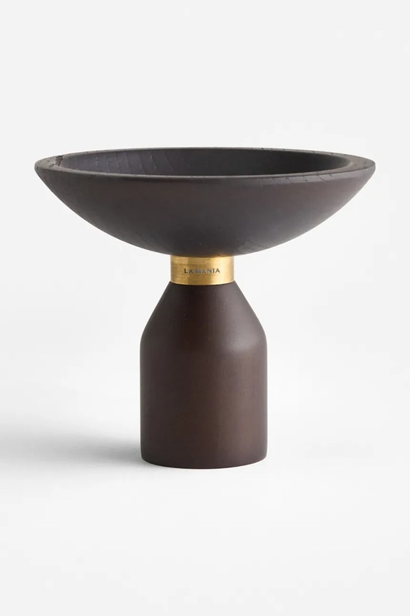 La Mania μεγάλο μπολ για φρούτα από ξύλο οξιάς 13 x 11 cm καφέ 5902037040712