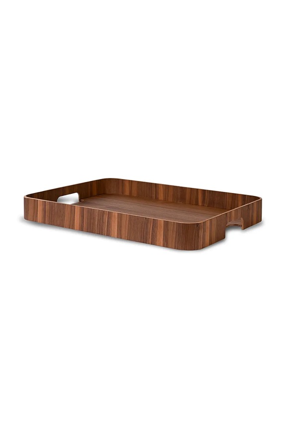 Sagaform pladenj za serviranje iz orehovega lesa 55 x 40 x 6 cm 5018667 rjava AA00