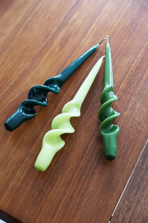 &k amsterdam zestaw świec alpha greens set 3-pack multicolor 1095.01