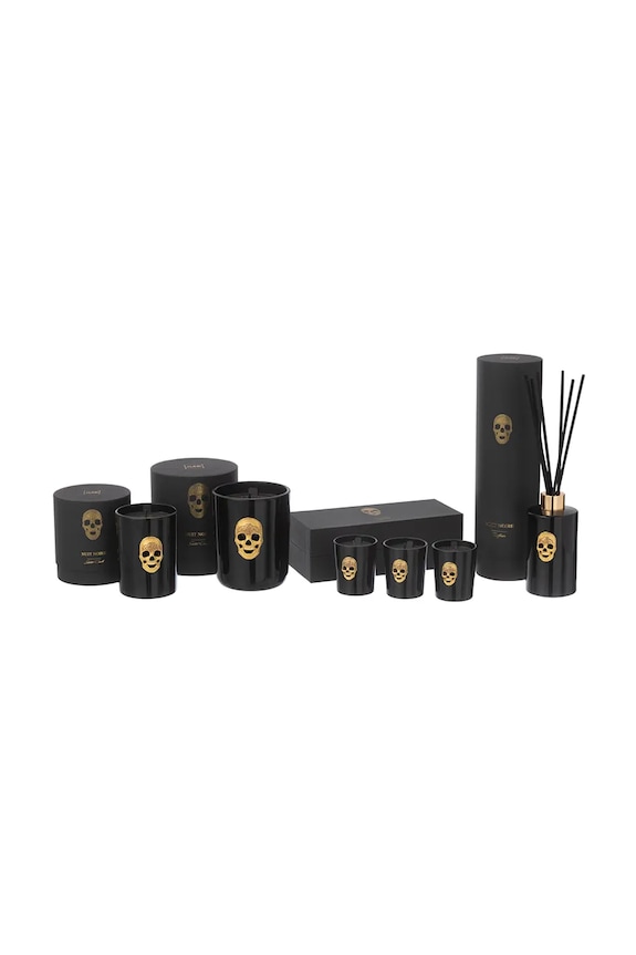 J-Line difuzor de arome Skull Nuit Noire 200 ml 49972 negru AA00