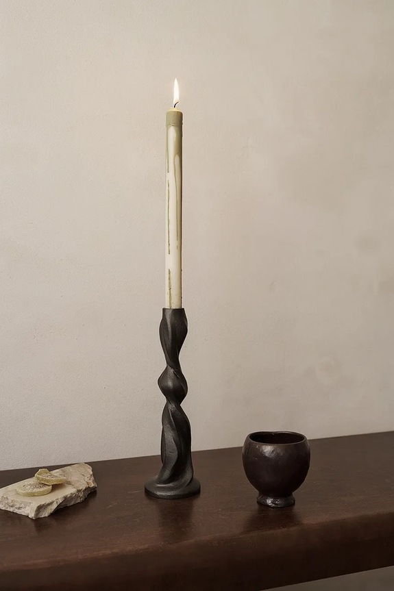 Doplnky Sada sviečok ferm LIVING Dryp 2-pak 1104264768 viacfarebná