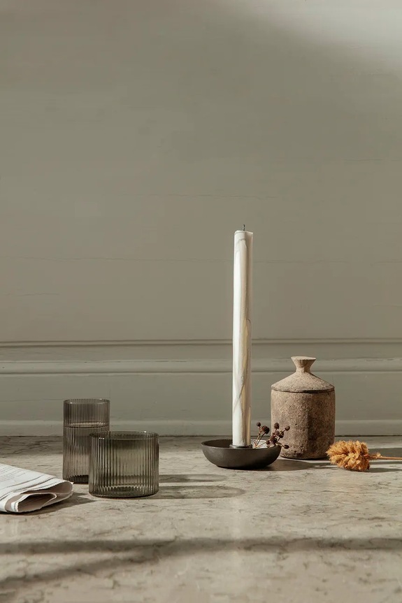 ferm LIVING candele profumate di soia Ura Burned Sienna multicolore 1104264791
