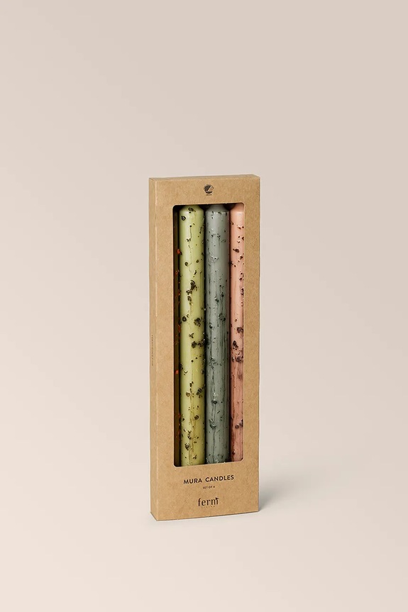 ferm LIVING set candele pacco da 4 1104266254 multicolore AA00