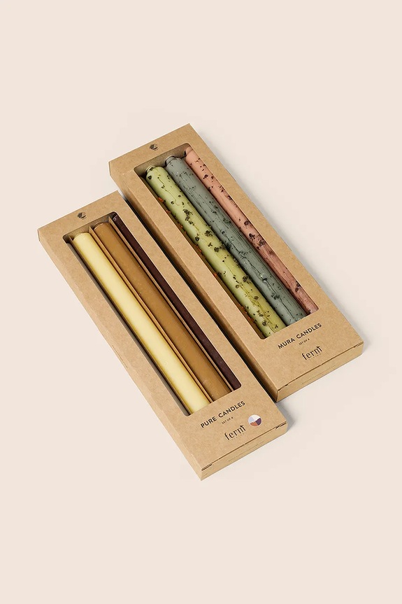 Home SPA ferm LIVING set candele pacco da 4 1104266254 multicolore