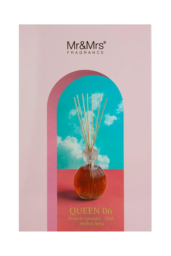 Mr & Mrs Fragrance dyfuzor zapachowy Queen Brown 06, 500 ml JQUEEN050006 multicolor AA00