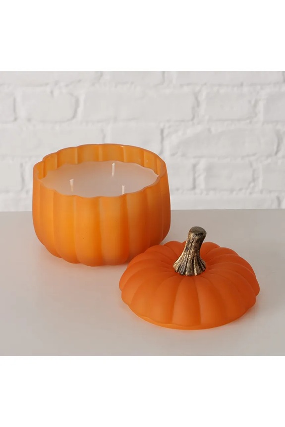 Декоративная свеча Boltze Pumpkin 12 x 11,5 cm 2060914 оранжевый AA00