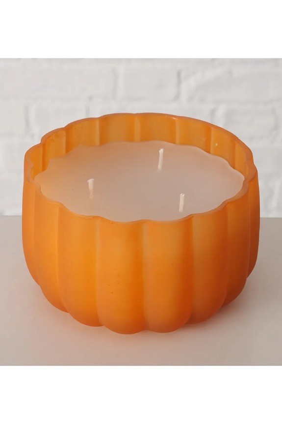Домашнє SPA Свічка декоративна Boltze Pumpkin 12 x 11,5 cm 2060914 помаранчевий