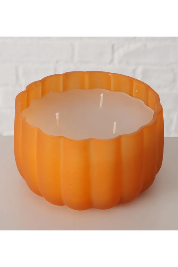 Домашнее SPA Декоративная свеча Boltze Pumpkin 12 x 11,5 cm 2060914 оранжевый