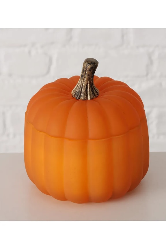 Декоративная свеча Boltze Pumpkin 12 x 11,5 cm 2060914 оранжевый