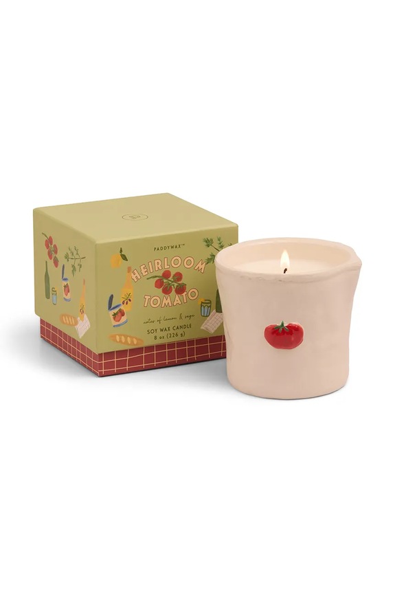Paddywax dekor gyertya Tomato Embosse 226 g többszínű BIS0801EU