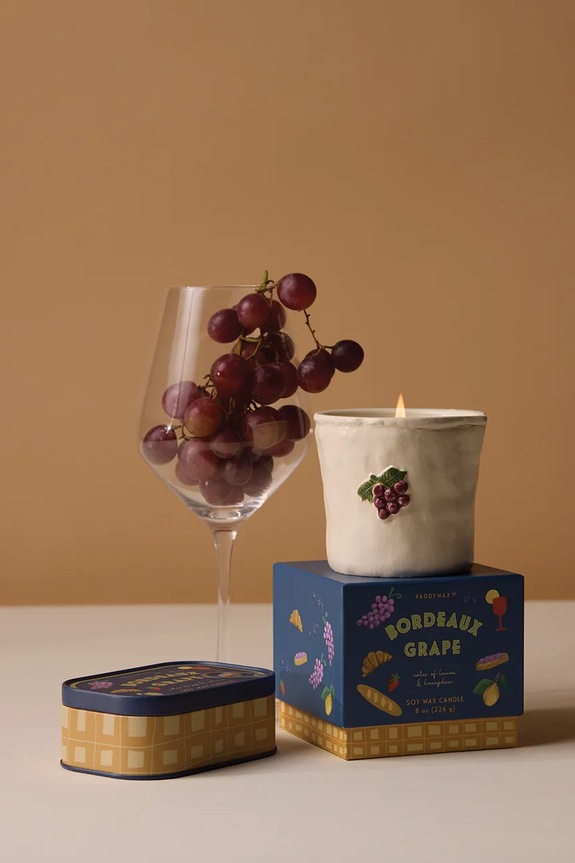 Paddywax świeca zapachowa sojowa Grapes Embossed 226 g multicolor BIS0805EU
