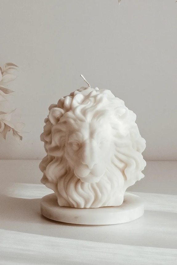 Home SPA Διακοσμητικό κερί Temida Lion 515 g 5908451651008 μπεζ