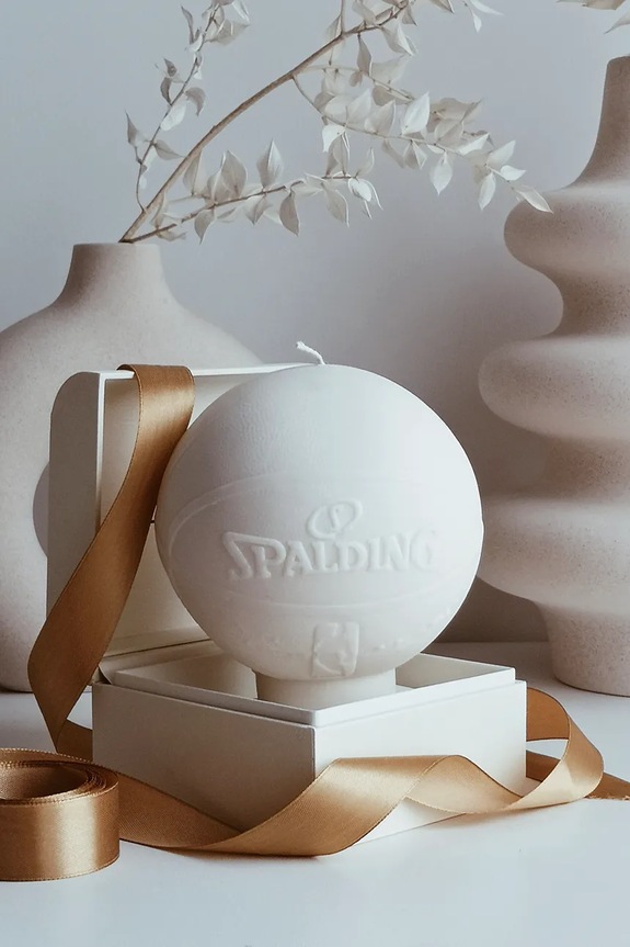 Διακοσμητικό κερί Temida Inspired Ball 760 g μπεζ 5908451651022