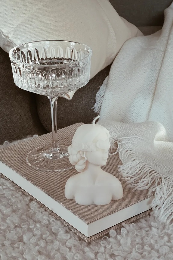 Home SPA Διακοσμητικό κερί Temida Lady 100 g 5908451651138 μπεζ