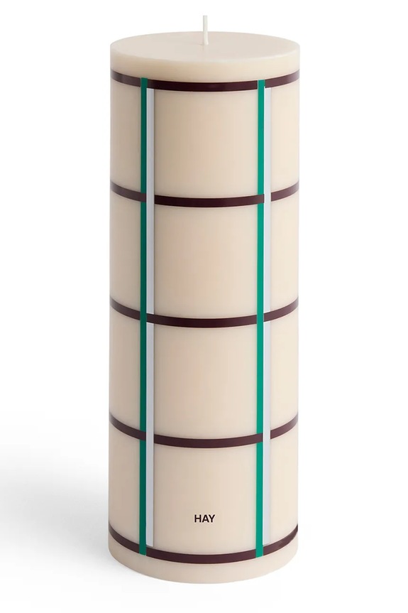 HAY lumânare decorativă Column Candle 9 x 25 cm bej AB401.A603.AU46