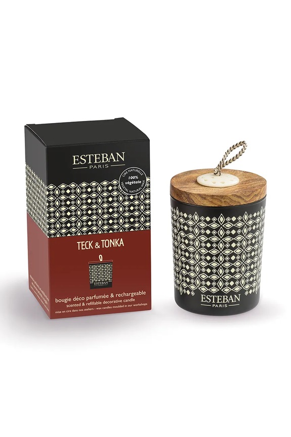 Vonná sviečka Esteban Teck & Tonka 180 g viacfarebná TET.078