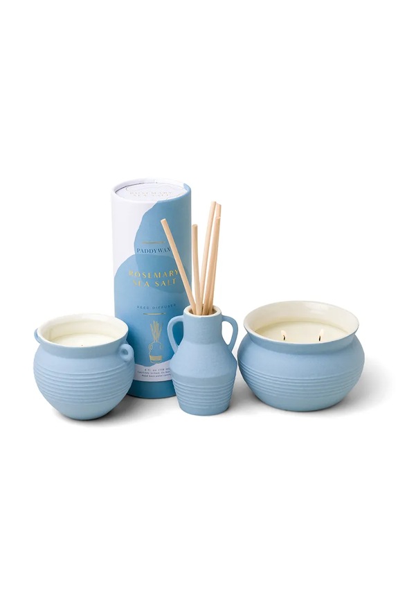 Paddywax lumânare parfumată de soia Rosemary Sea Salt 241g SA0903EU albastru AA00