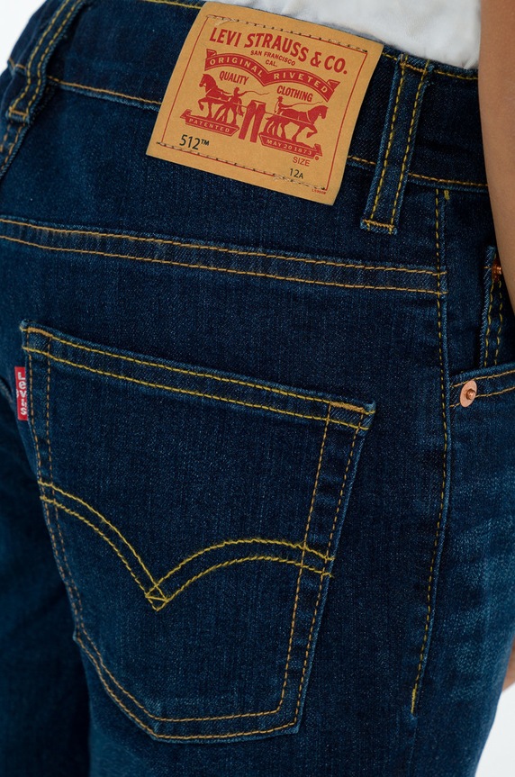 Παιδικά τζιν Levi's 8E6728.NOS.B σκούρο μπλε